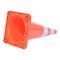 Vestil Standard Duty Traffic Cone, PVC, 27.5 in Height, 14.125 Length, 6, Orange TC-28-SD-2R - alternate 5